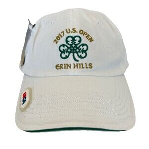 Erin Hills 2017 US Open  Golf Hat Cap + Magnetic Ball Marker USGA Member White